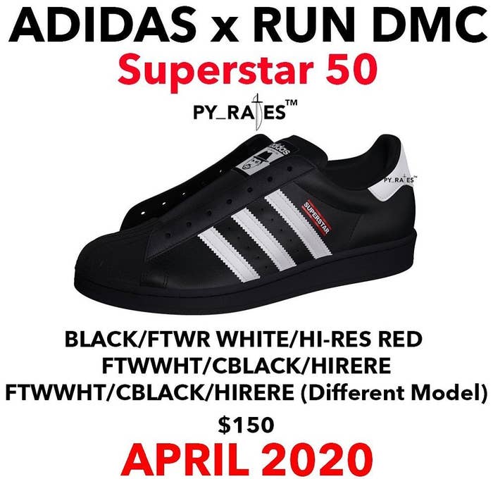 Run DMC x Adidas Superstar 50