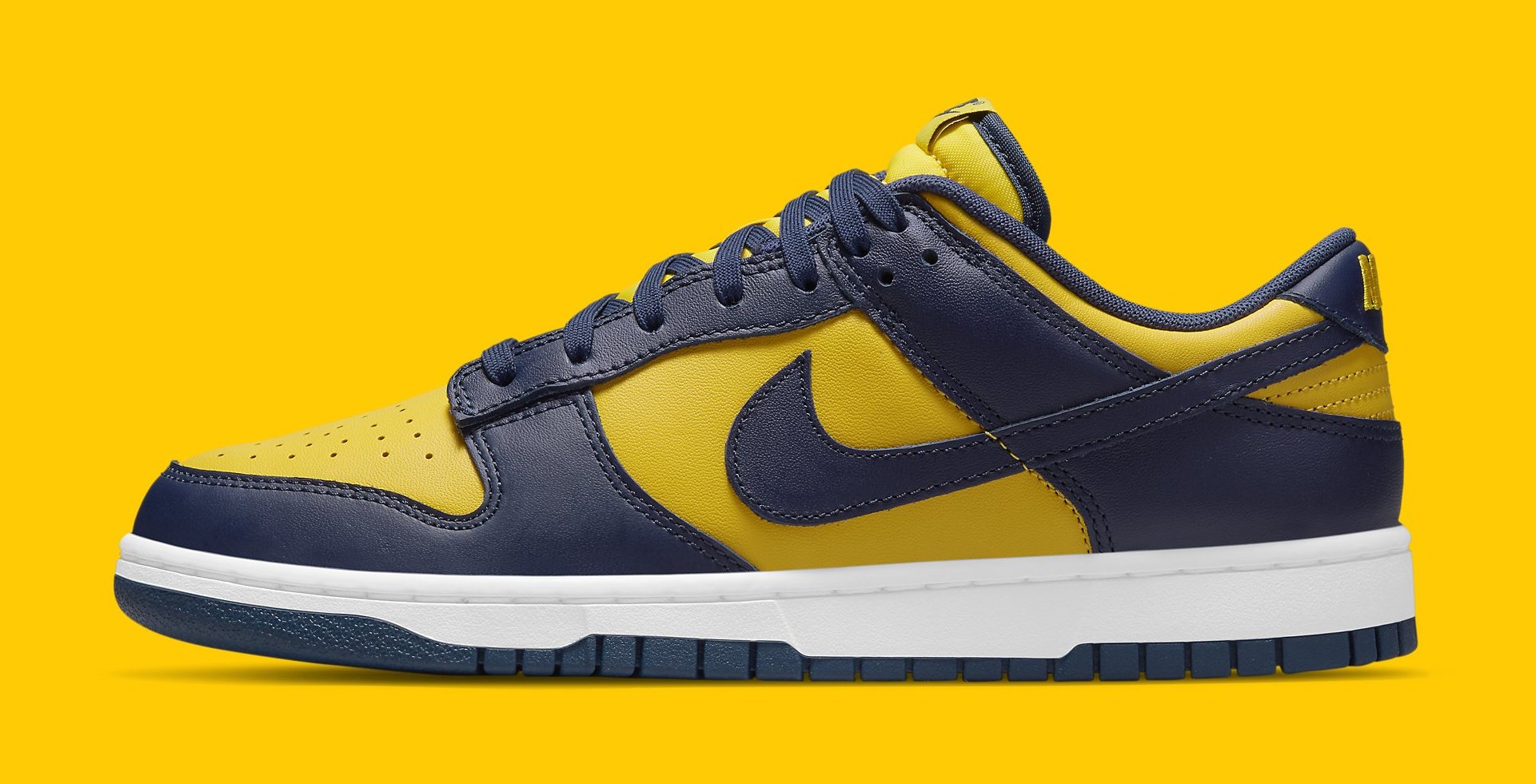 Nike Dunk Low &#x27;Michigan&#x27; 2021 DD1391-700 Lateral