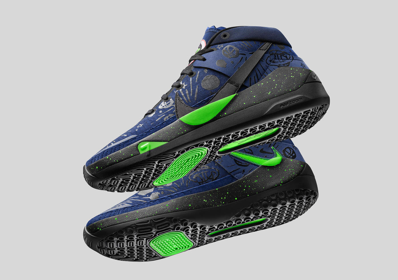 Nike KD13 &#x27;Planet of Hoops&#x27; Pair