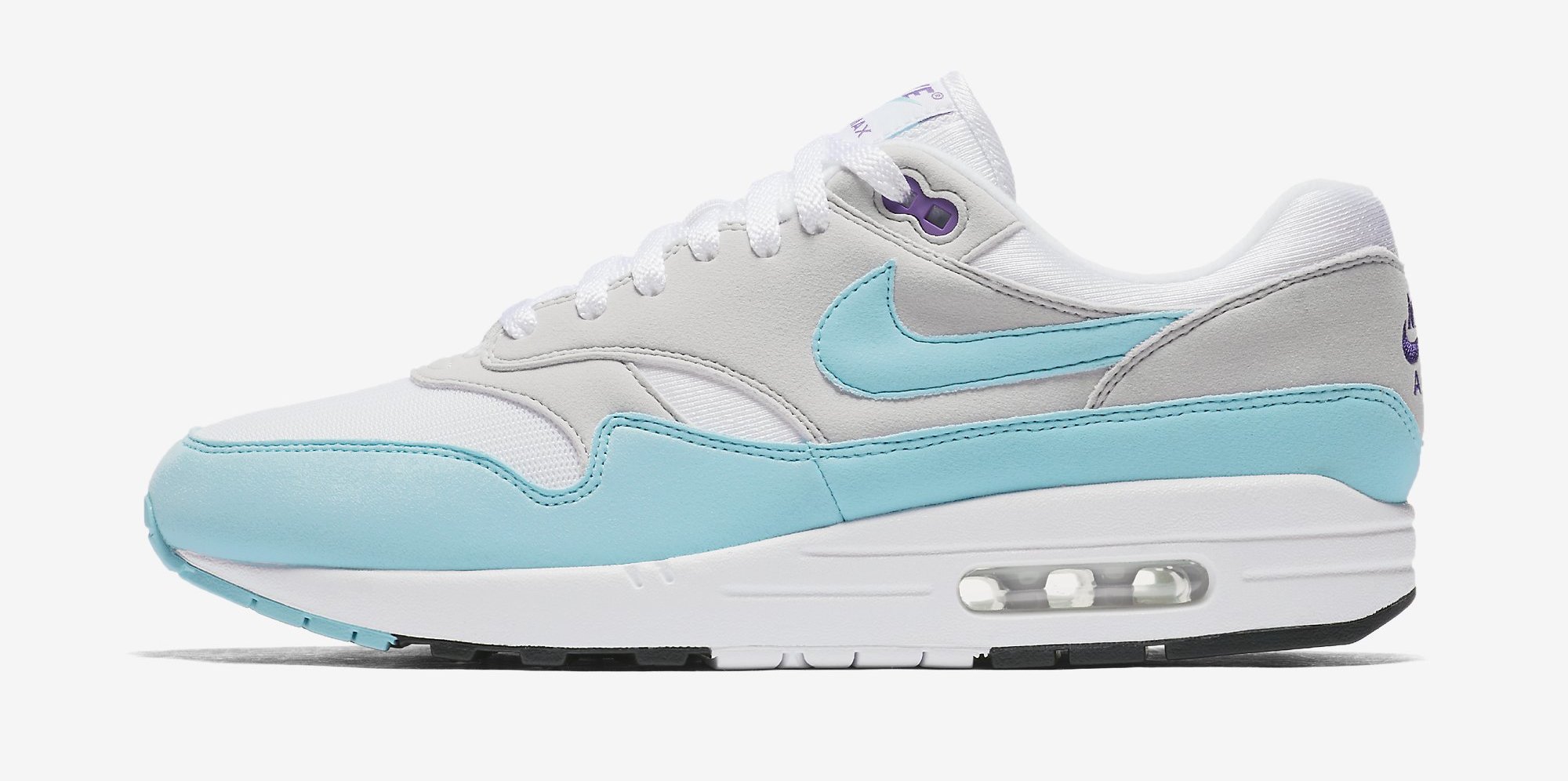 Nike Air Max 1 Anniversary &#x27;Aqua&#x27; 908375 105 (Lateral)