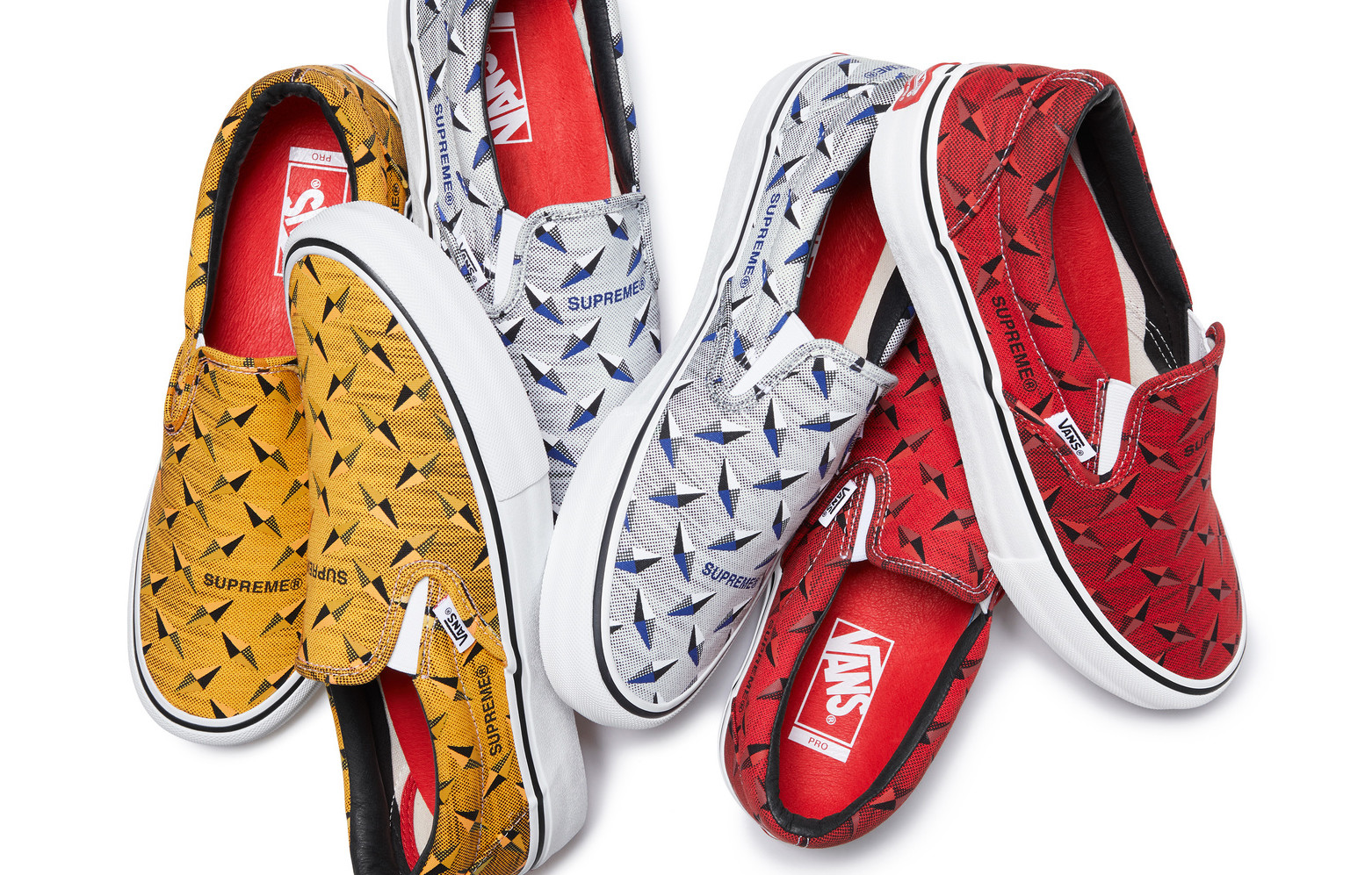 春セールSupreme®/Vans® Diamond slip-on 26㎝ スニーカー