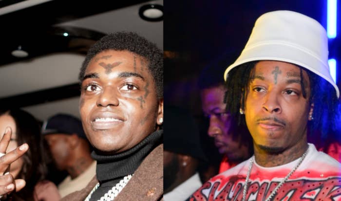 kodak black responds 21 savage