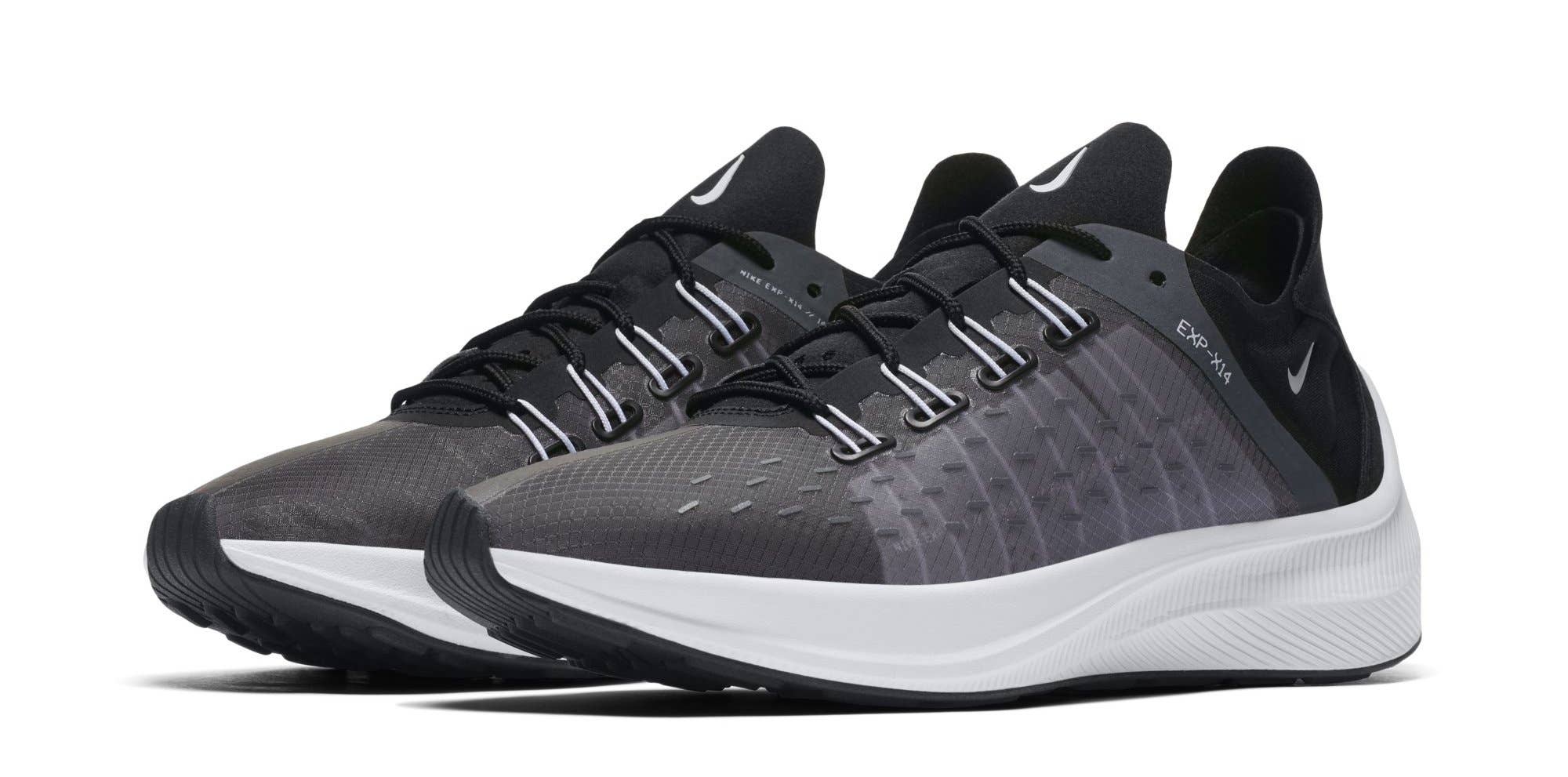 Nike WMNS EXP X14 'Black/White/Wolf Grey' AO3170 001 (Pair)