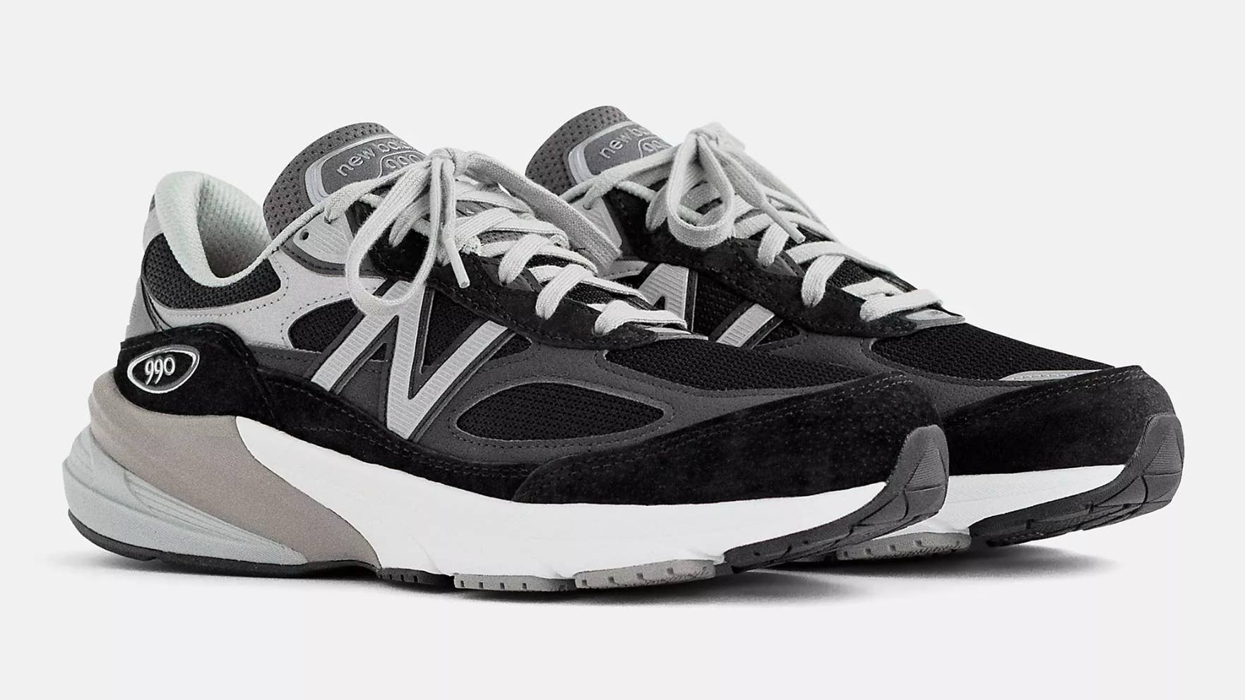 New balance 990 sale black and white