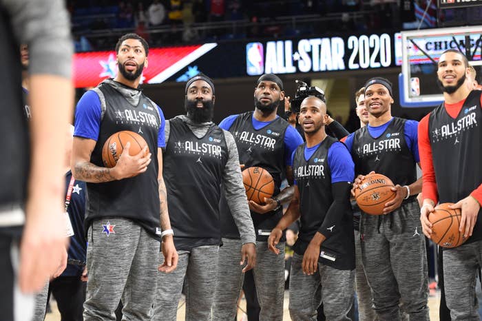 NBA All Star Practice Team LeBron