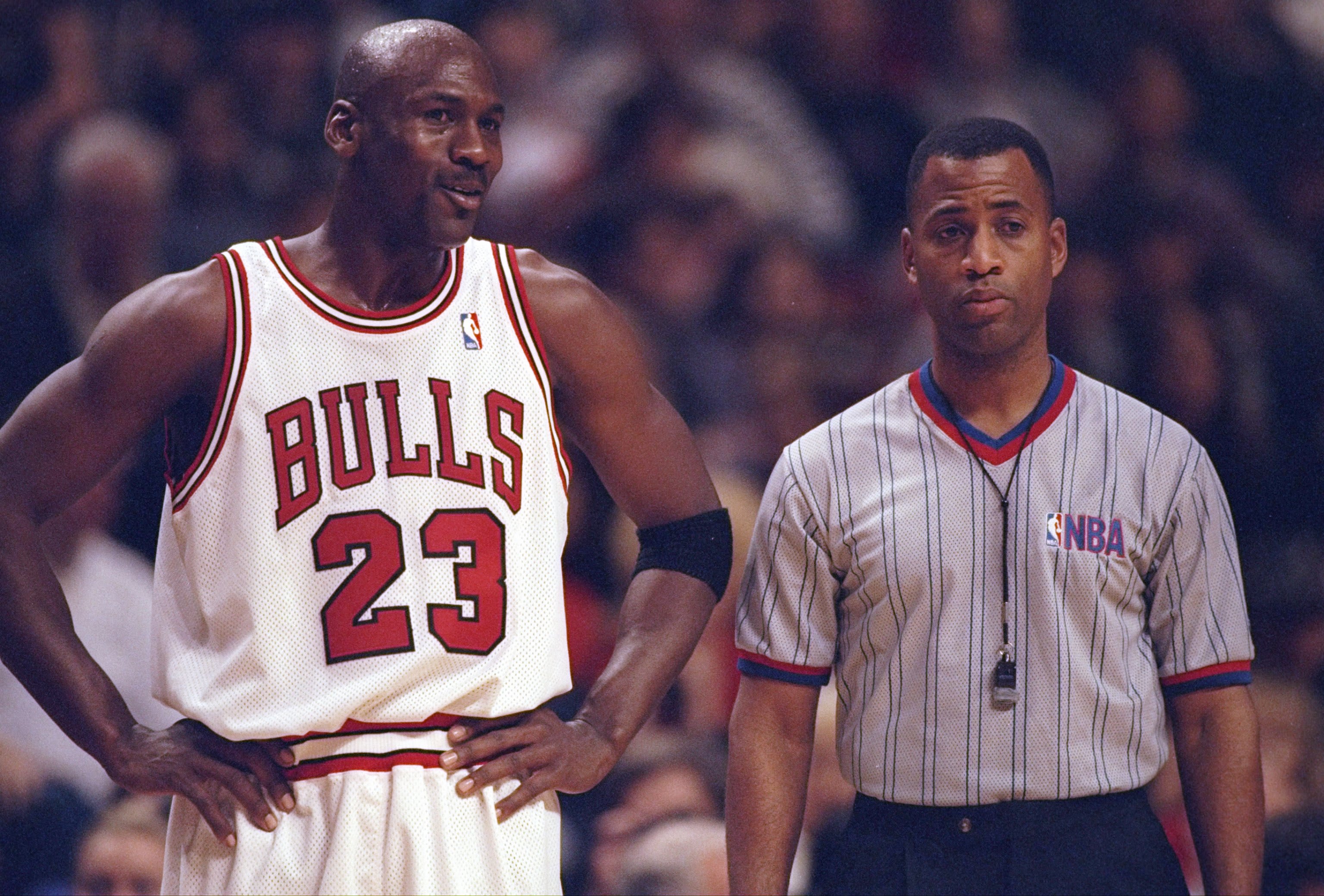 Michael Jordan 1997 Bulls Hawks Getty