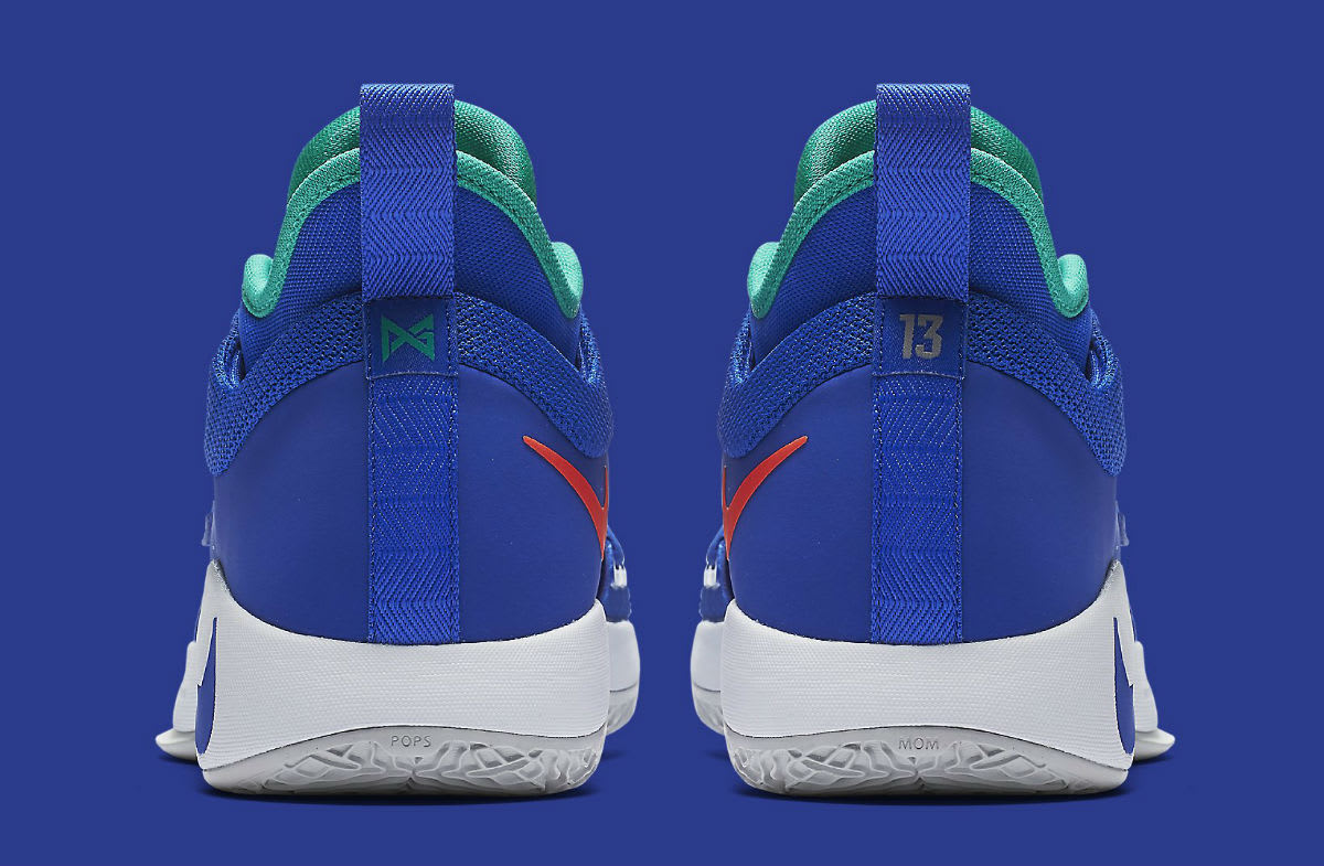 Nike PG 2.5 Fortnite Racer Blue Release Date BQ8452-401 Heel