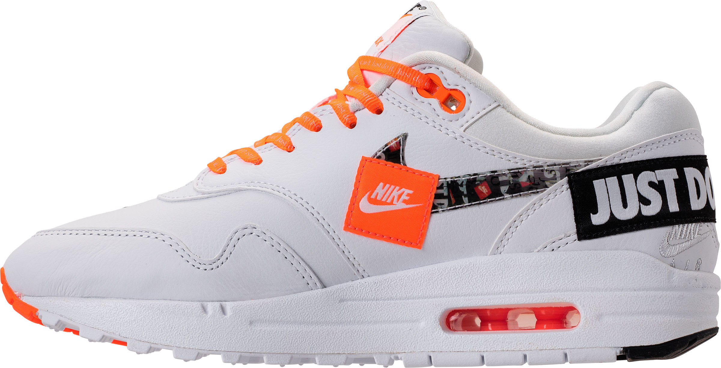 Nike Air Max 1 Just Do It White Release Date 917691-100 Medial