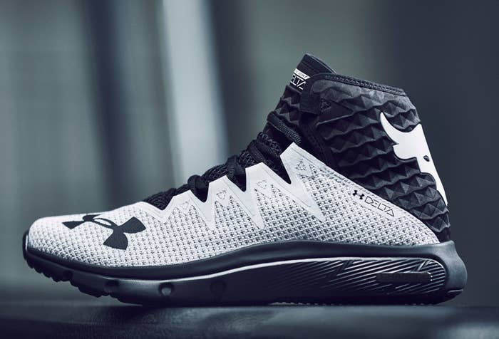 The Rock x Under Armour Project Rock Delta &#x27;White/Black&#x27;