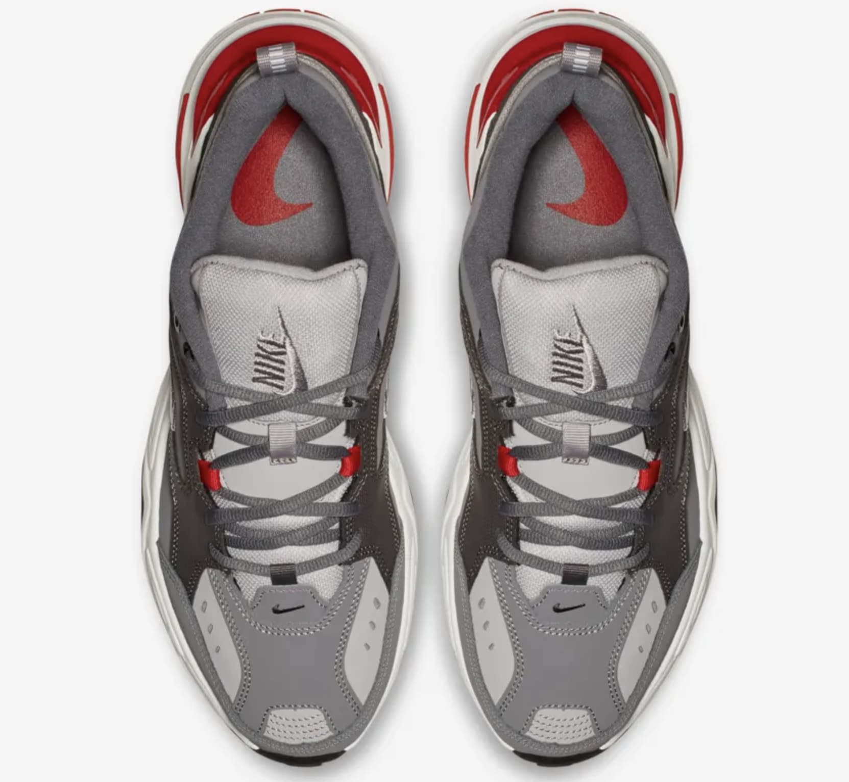 Nike M2K Tekno &#x27;Gunsmoke/Natural Heather/University Red&#x27; Release Date