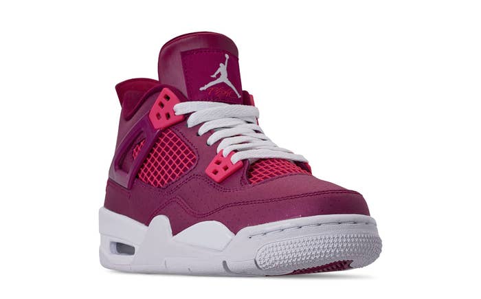Air Jordan 4 Retro GS &#x27;True Berry/Rush Pink/White&#x27; 487724-661 (Front)