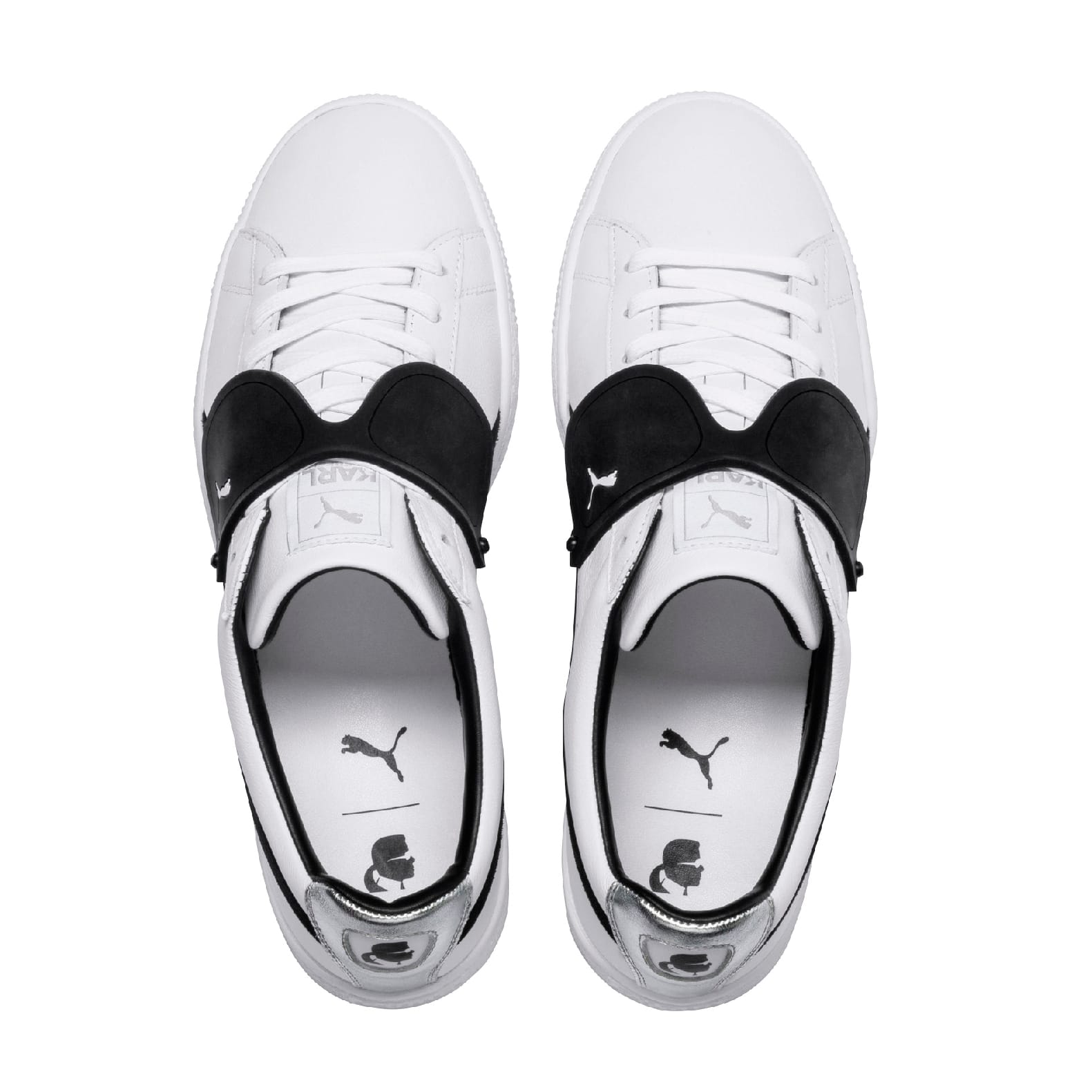 Puma x karl on sale lagerfeld suede classic sneakers