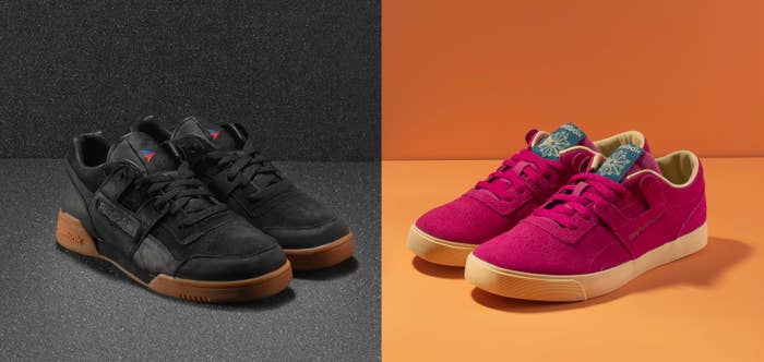 The Hundreds x Reebok Workout Plus and Workout FVS (Side by Side)