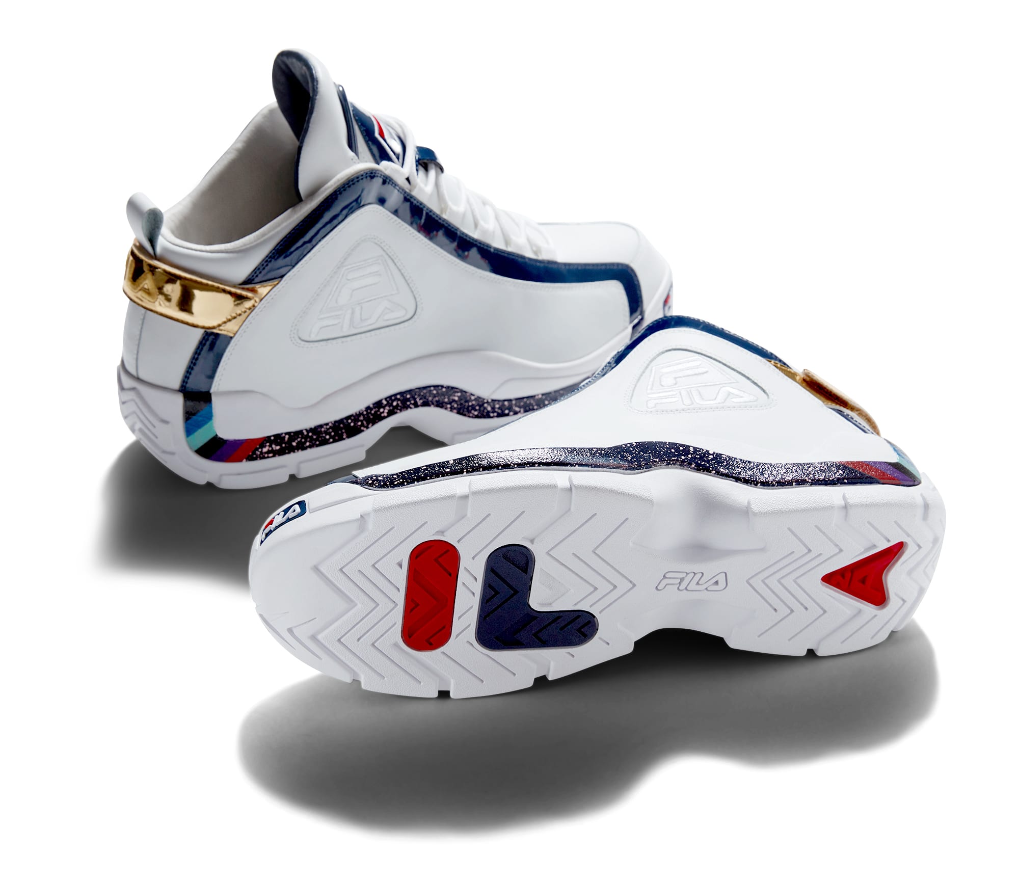 Fila Grant Hill 2 Hall of Fame &#x27;White&#x27; (Lateral and Sole)
