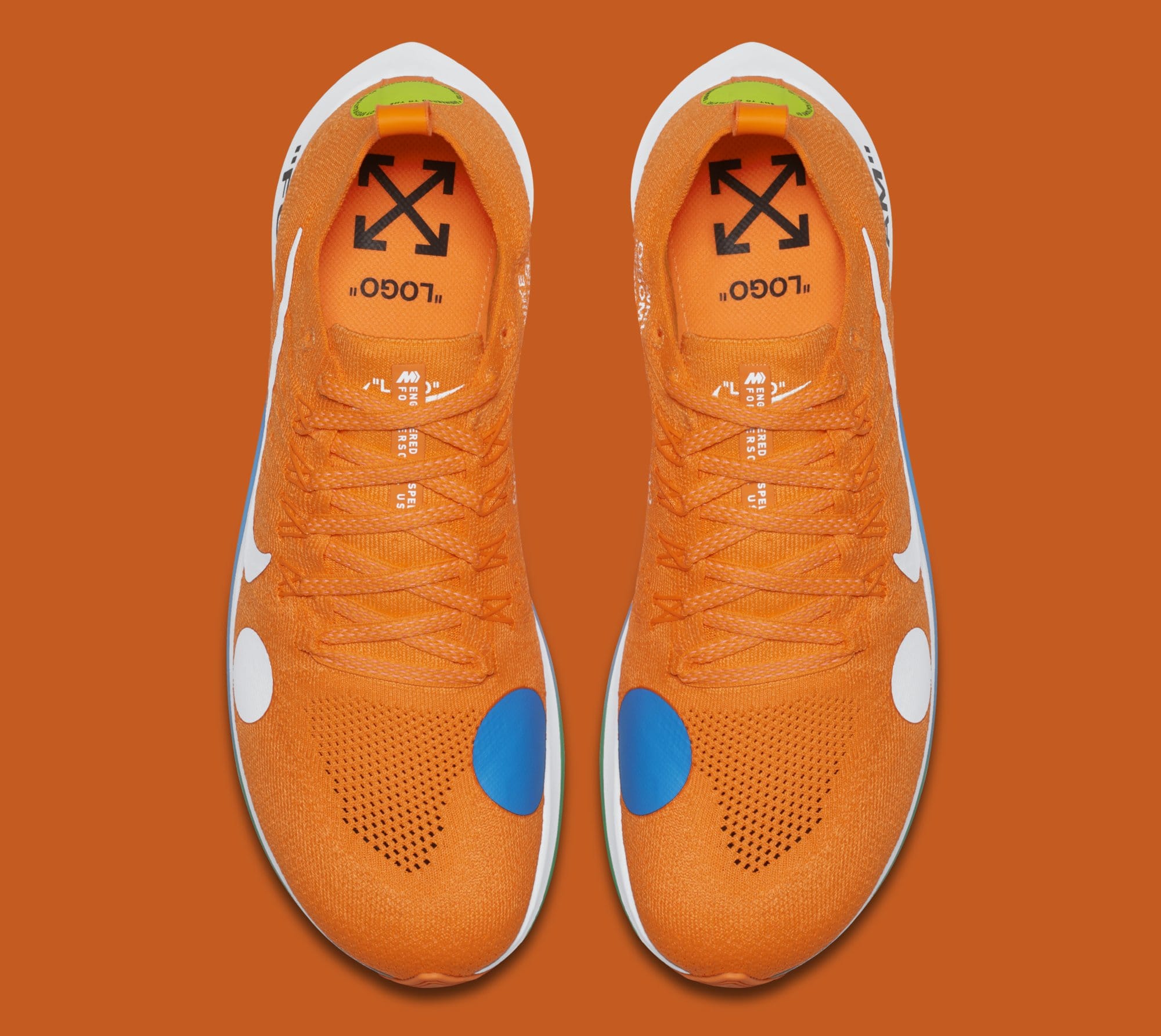 Off-White x Nike Zoom Fly Mercurial Flyknit &#x27;Total Orange&#x27; AO2115-800 (Top)