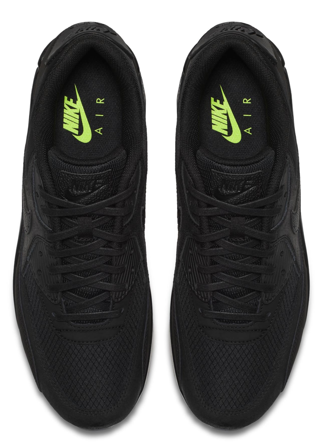 Nike Air Max 90 &#x27;Black/Volt&#x27; AQ6101-001 (Top)