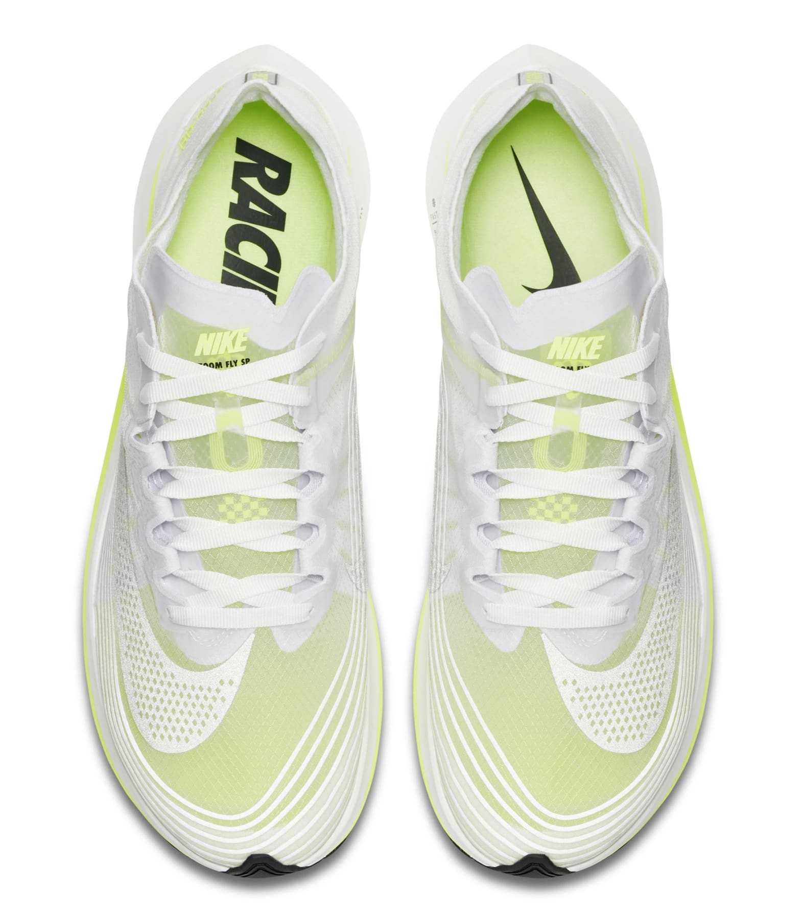 Nike Zoom Fly SP &#x27;White/Volt/Glow&#x27; AJ9282-107 (Top)