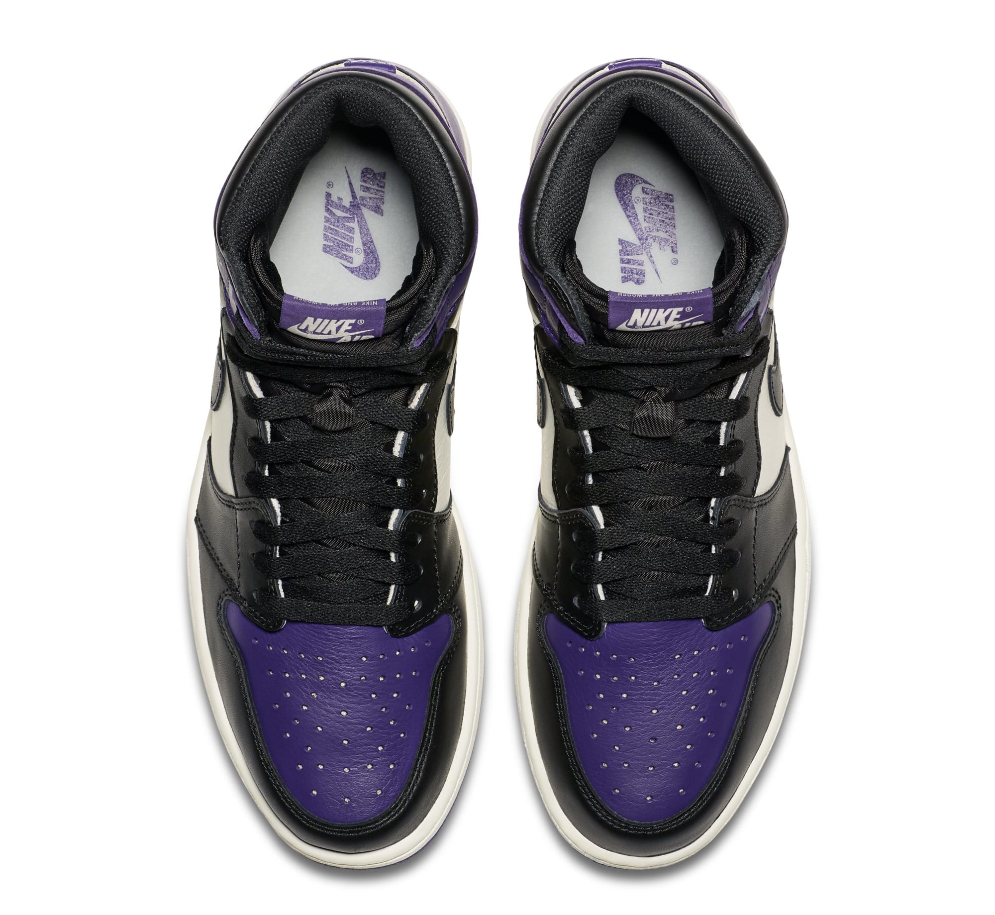 Air Jordan 1 High OG &#x27;Court Purple&#x27; 555088-501 (Top)