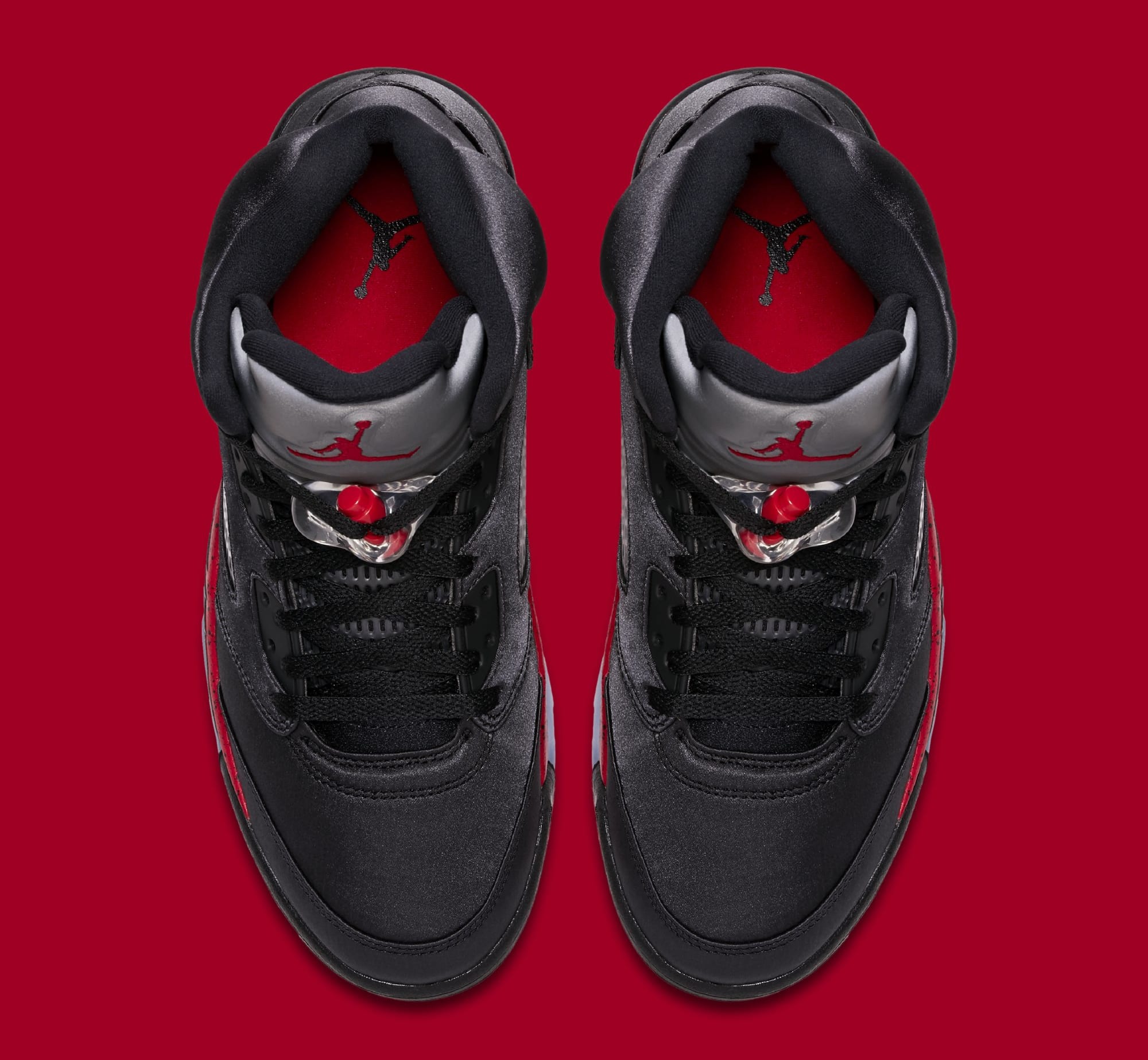 Air Jordan 5 Retro &#x27;Black/University Red&#x27; 136027-006 (Top)