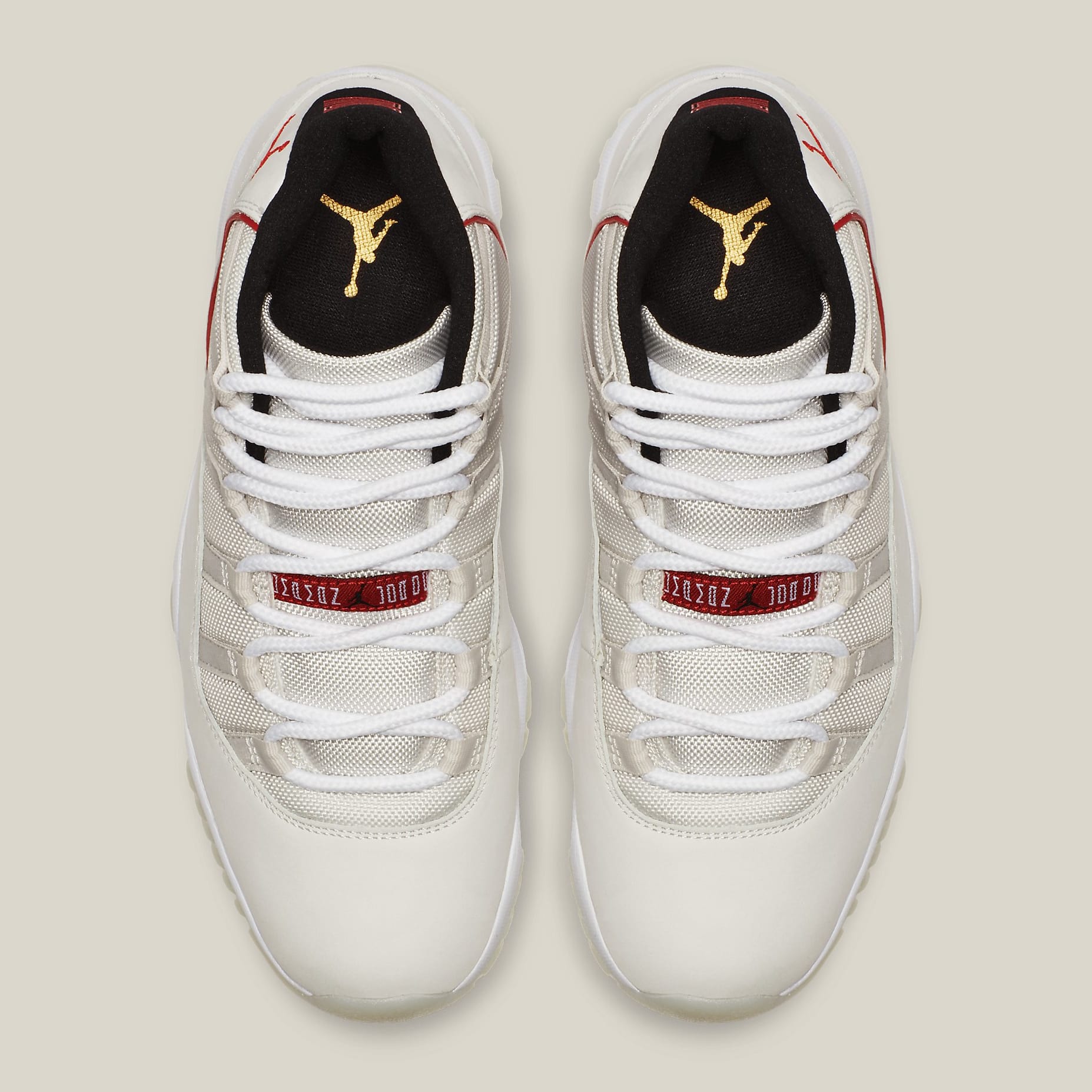Air Jordan 11 XI Platinum Tint Release Date 378037-016 Top