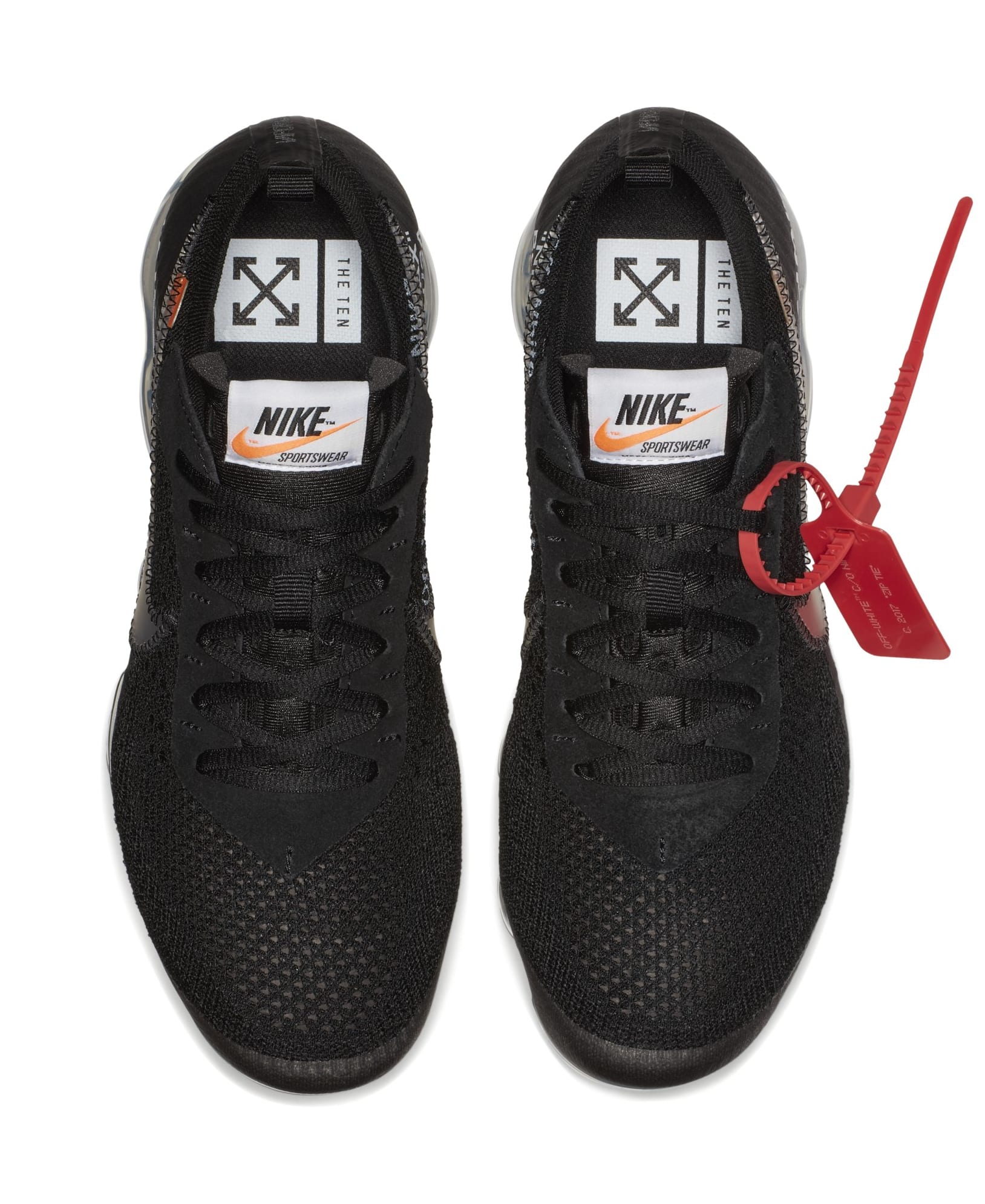 Off-White x Nike Air VaporMax &#x27;Black&#x27; AA3831-002 (Top)