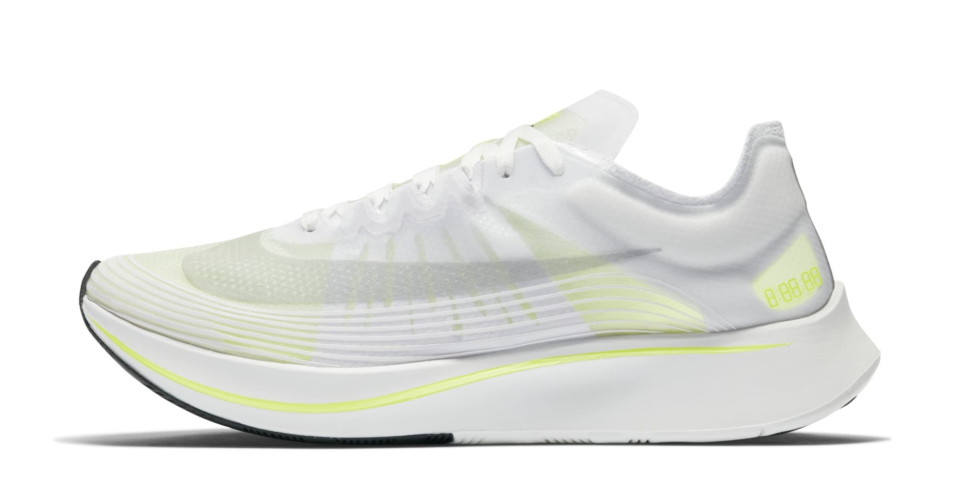 Nike Zoom Fly SP &#x27;White/Volt/Glow&#x27; AJ9282-107 (Lateral)