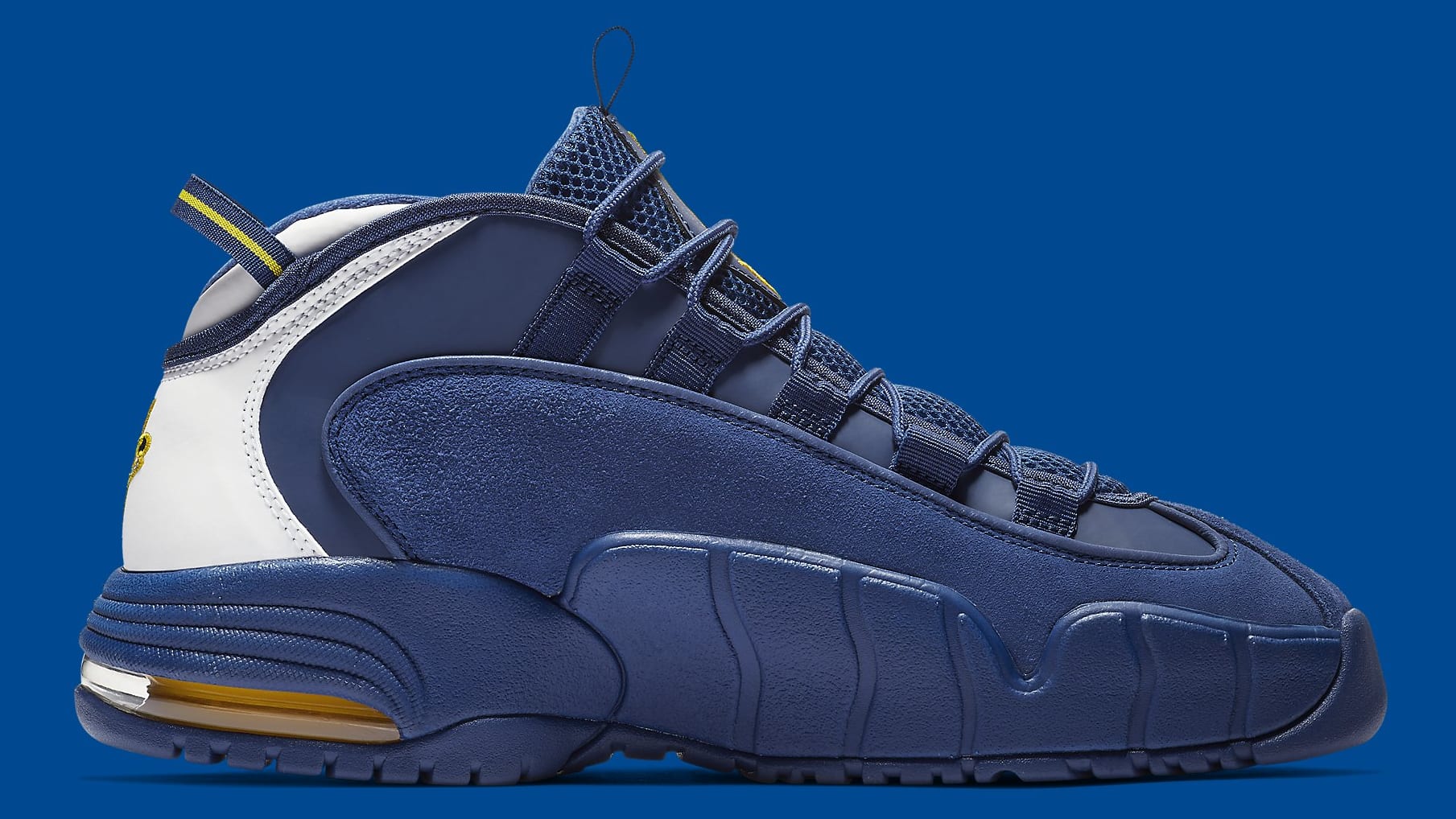 Nike Air Max Penny 1 Warriors Release Date 685153-401 Medial