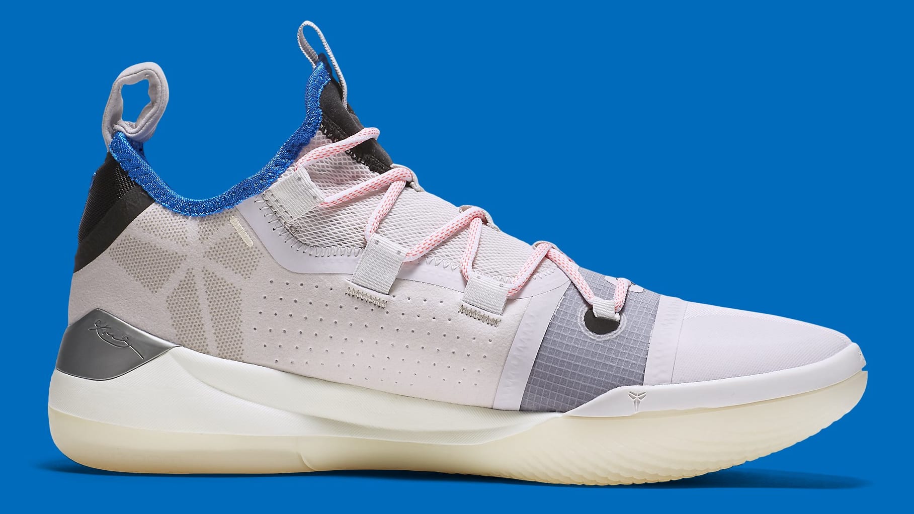 Nike Kobe A.D. White Pink Blue Release Date AV3555-004 Medial