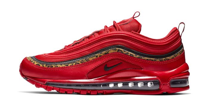 Nike Air Max 97 &#x27;Red/Leopard&#x27; (Lateral)