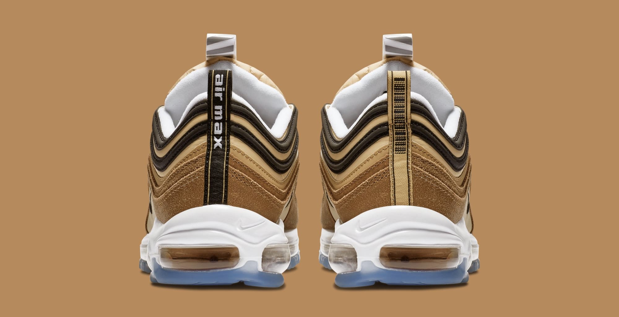 Nike Air Max 97 &#x27;Ale Brown/Black-Elemental Gold&#x27; 921826-201 (Heel)