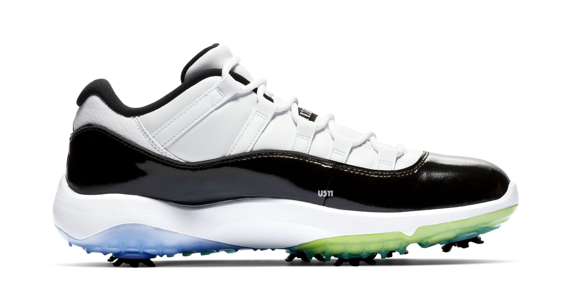Air Jordan 11 Golf &#x27;Concord&#x27; (Medial)