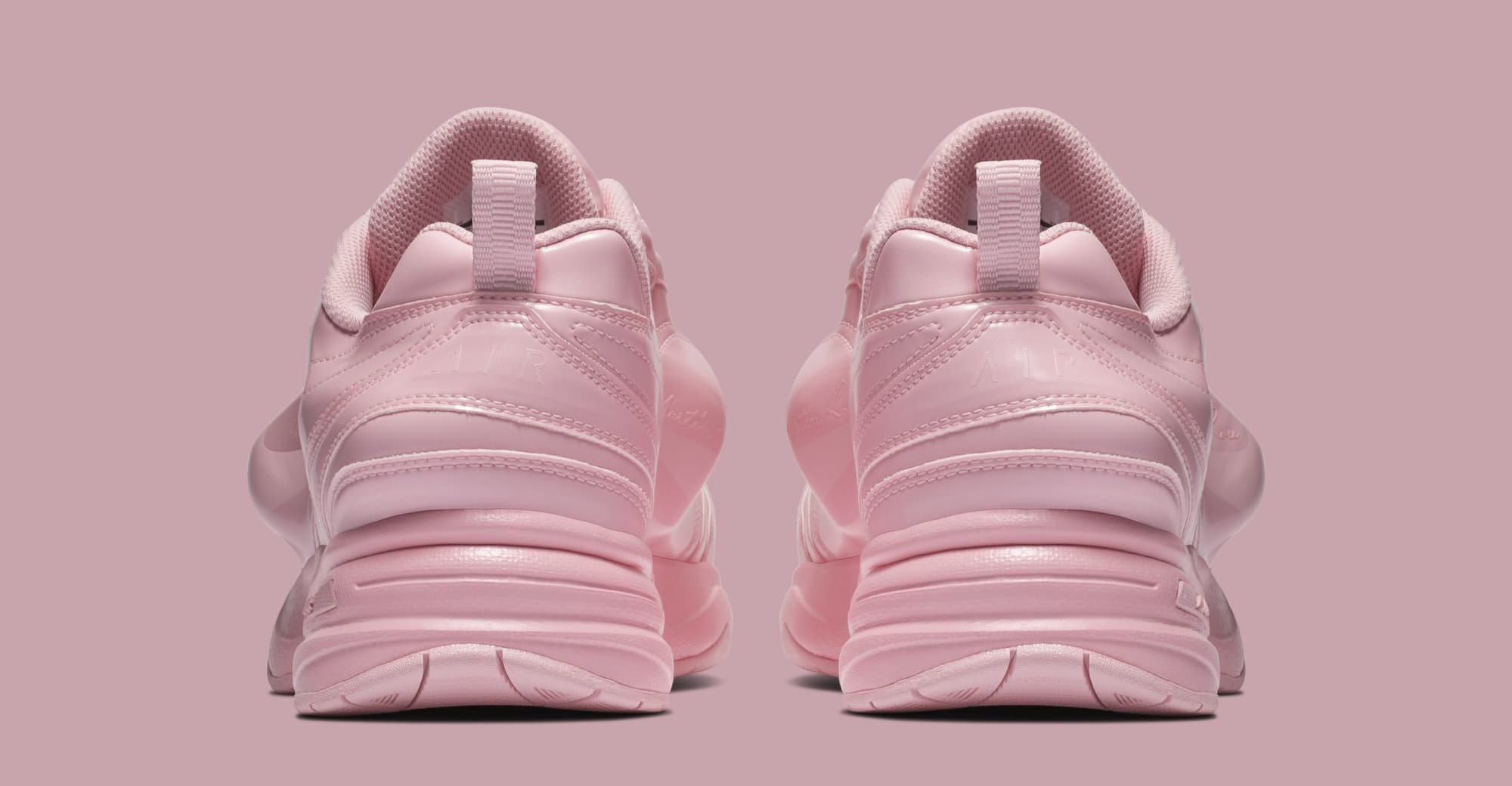 Martine Rose x Nike Air Monarch 4 &#x27;Medium Soft Pink&#x27; AT3147-600 (Heel)