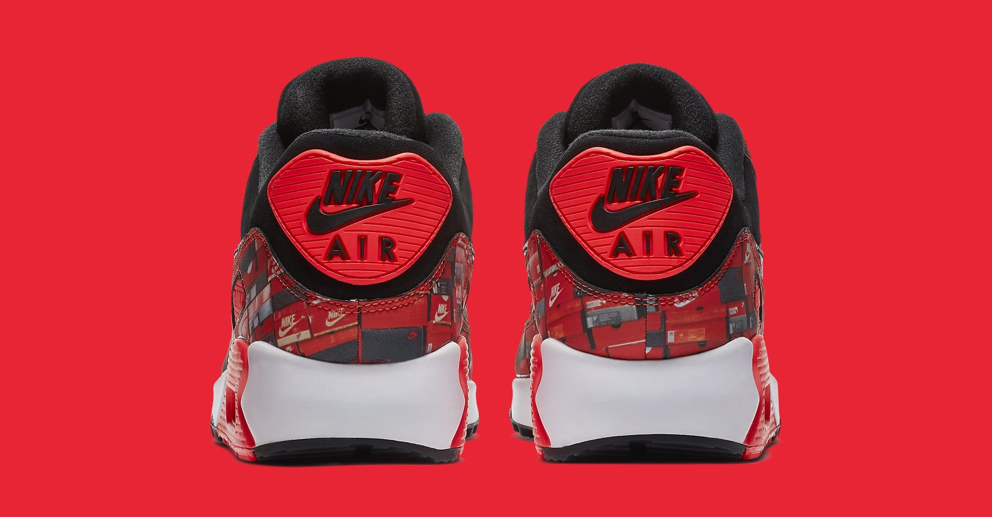 Atmos x Nike Air Max 90 &#x27;Infrared/We Love Nike&#x27; AQ0926-001 (Heel)