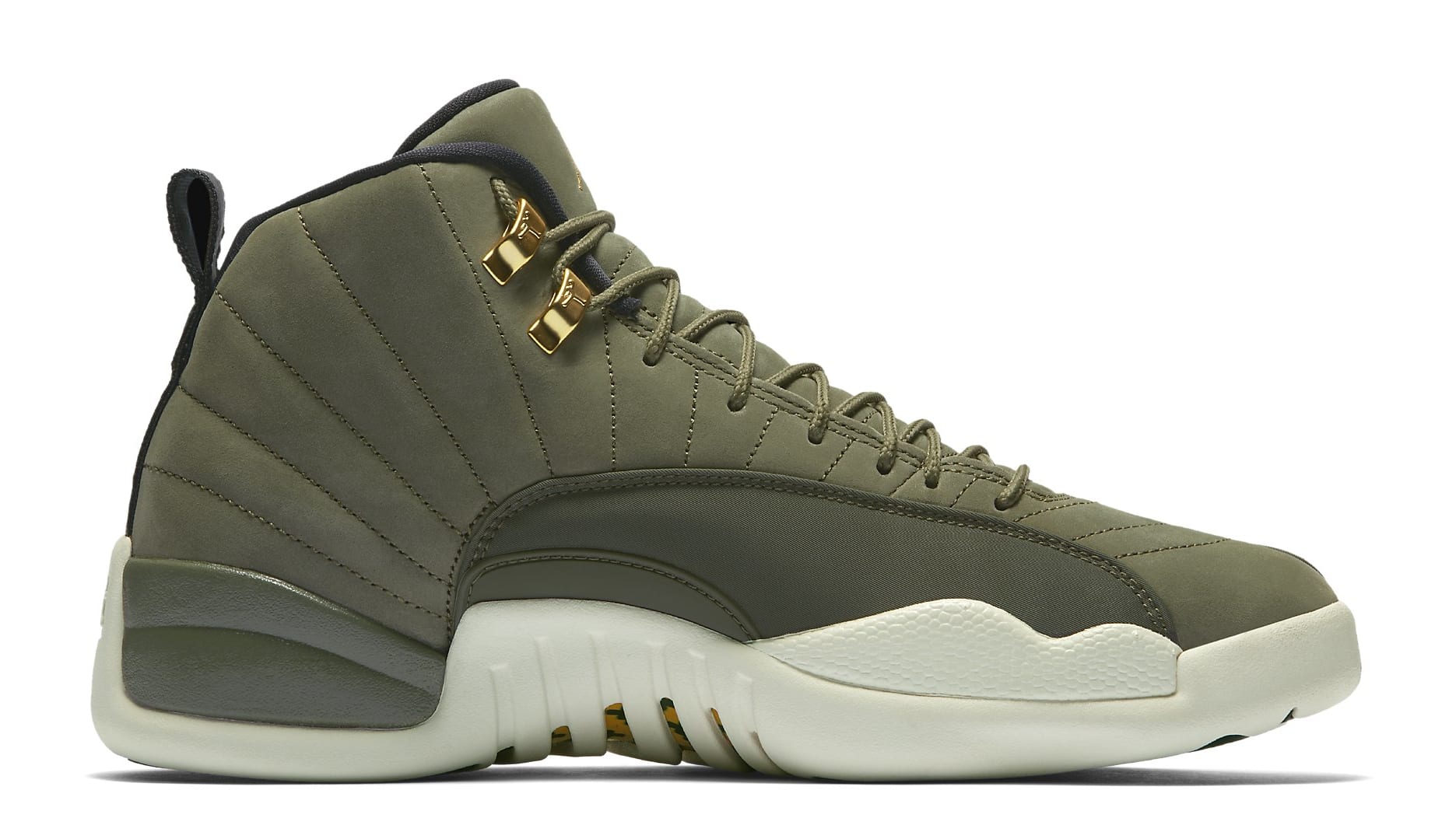 Olive green jordan sales 12 release date