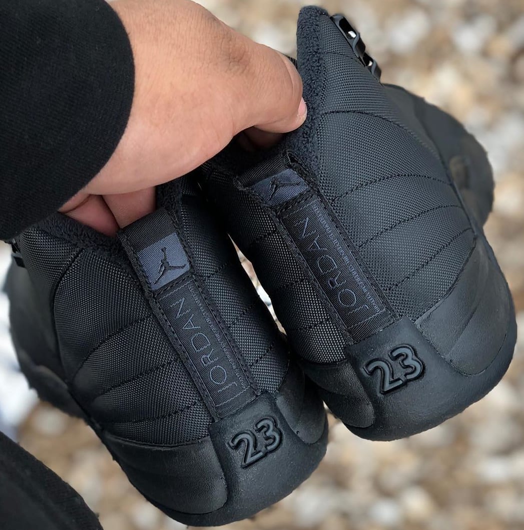 Air Jordan 12 Black Winterized BQ6851-001 Release Date