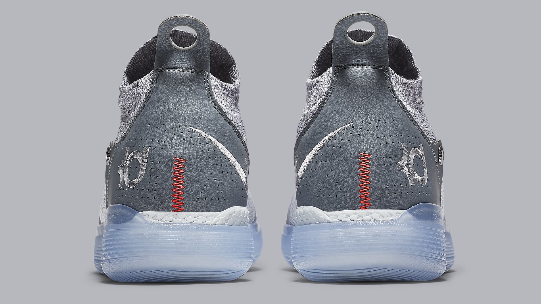 Nike KD 11 Cool Grey Release Date AO2605-002 Heel