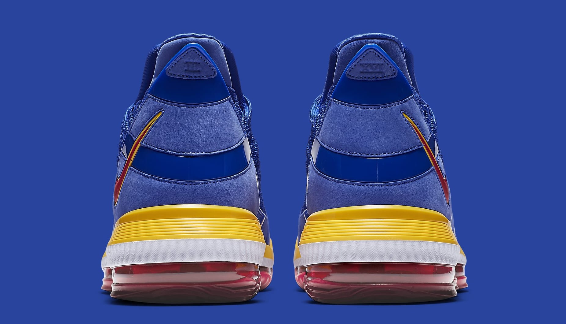 Nike LeBron 16 &#x27;SuperBron Blue&#x27; CD2451-400 Heel