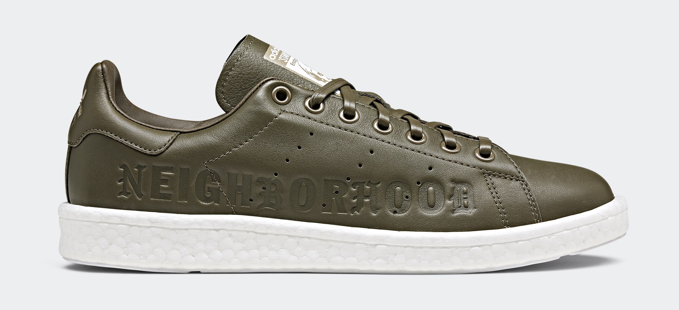 Neighborhood x Adidas Stan Smith Boost B37342 (Lateral)