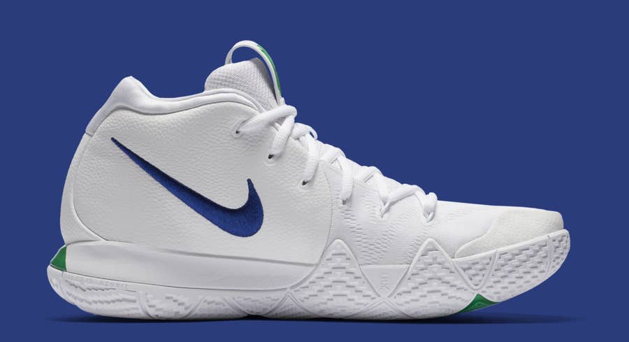 Nike kyrie 5 white/deep royal blue best sale