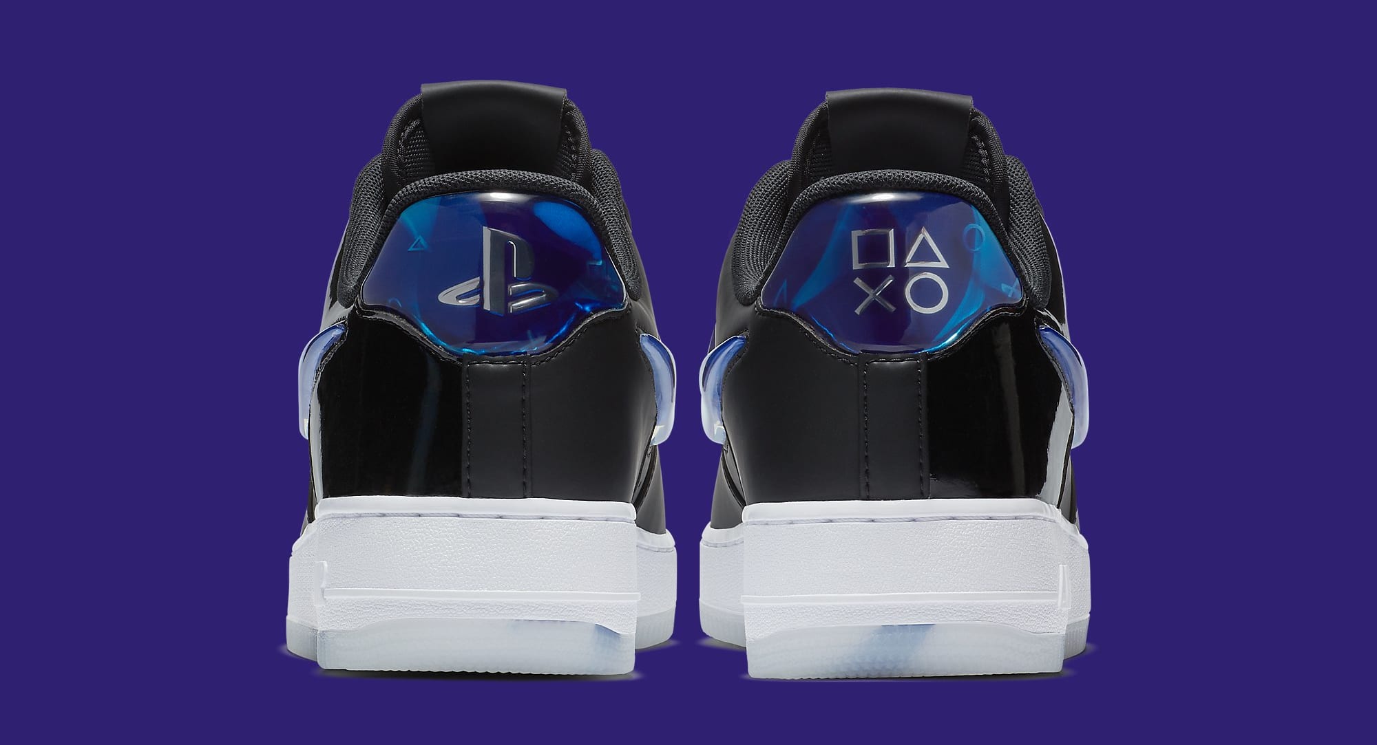 Playstation x Nike Air Force 1 Low BQ3634-001 (Heel)