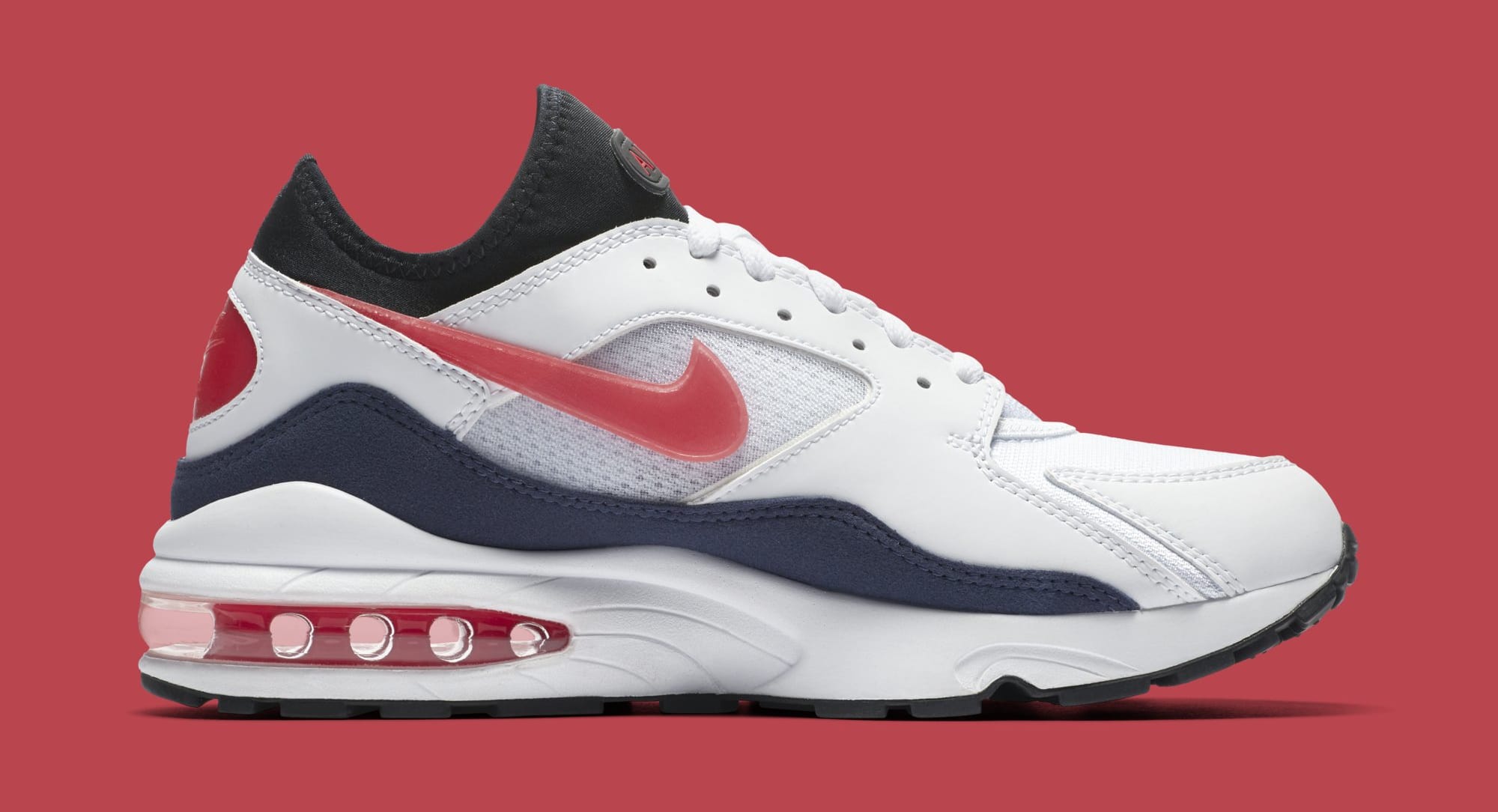 Nike Air Max 93 &#x27;Flame Red&#x27; 306551-102 (Medial)