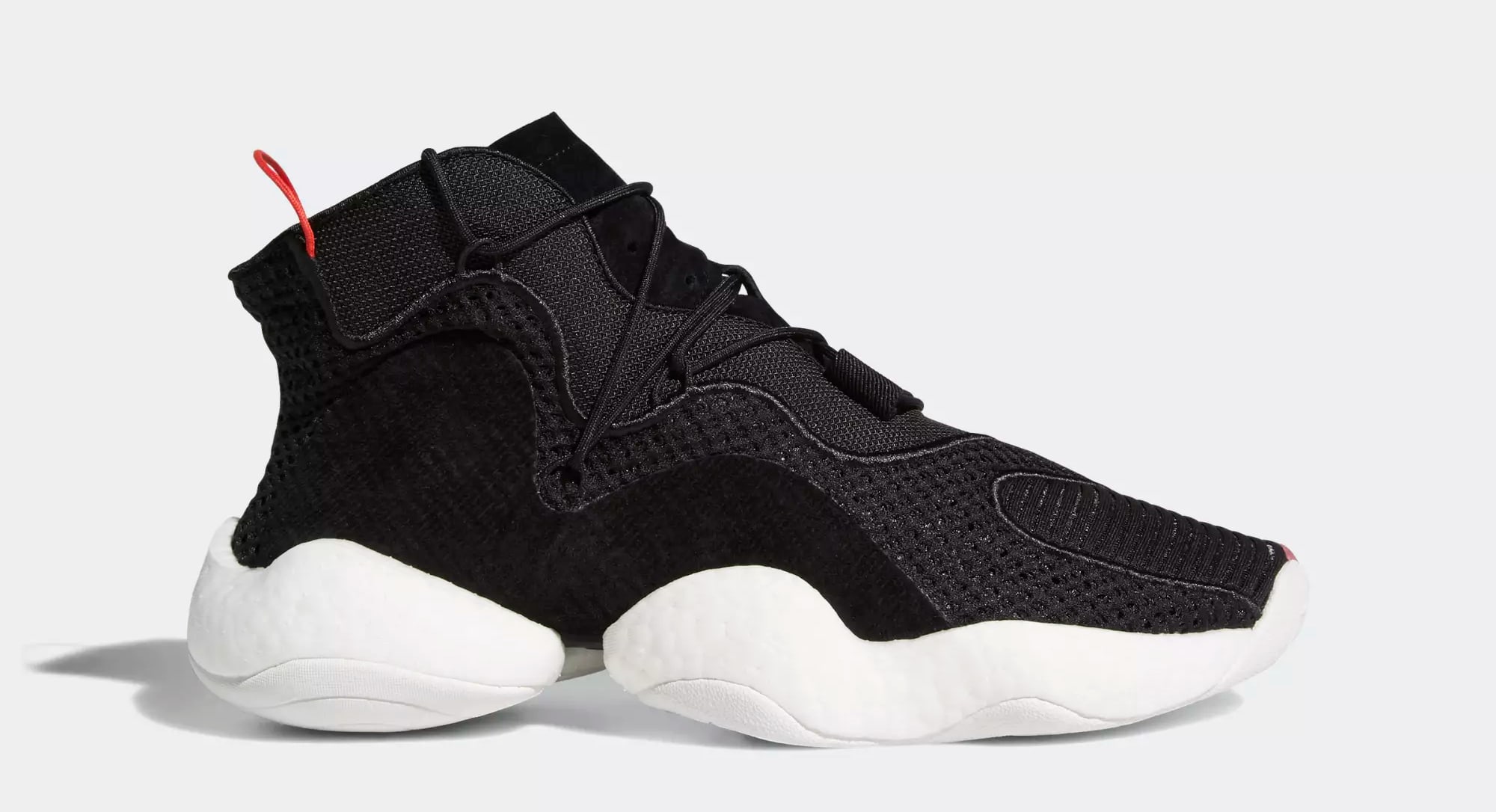 Adidas Crazy BYW &#x27;Core Black/Cloud White/Bright Red&#x27; B37480 (Lateral)
