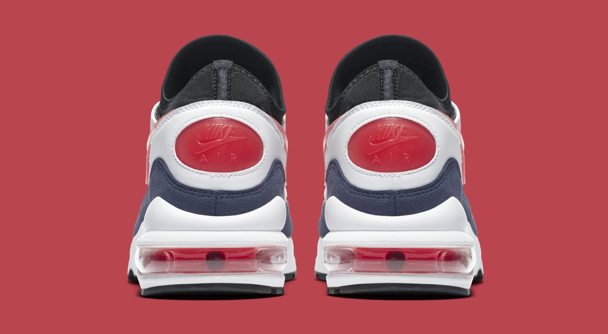 Nike Air Max 93 &#x27;Flame Red&#x27; 306551-102 (Heel)