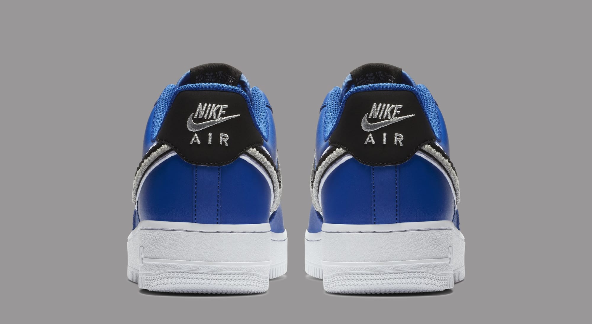 Nike Air Force 1 Low 3D Swoosh 823511-409 (Heel)