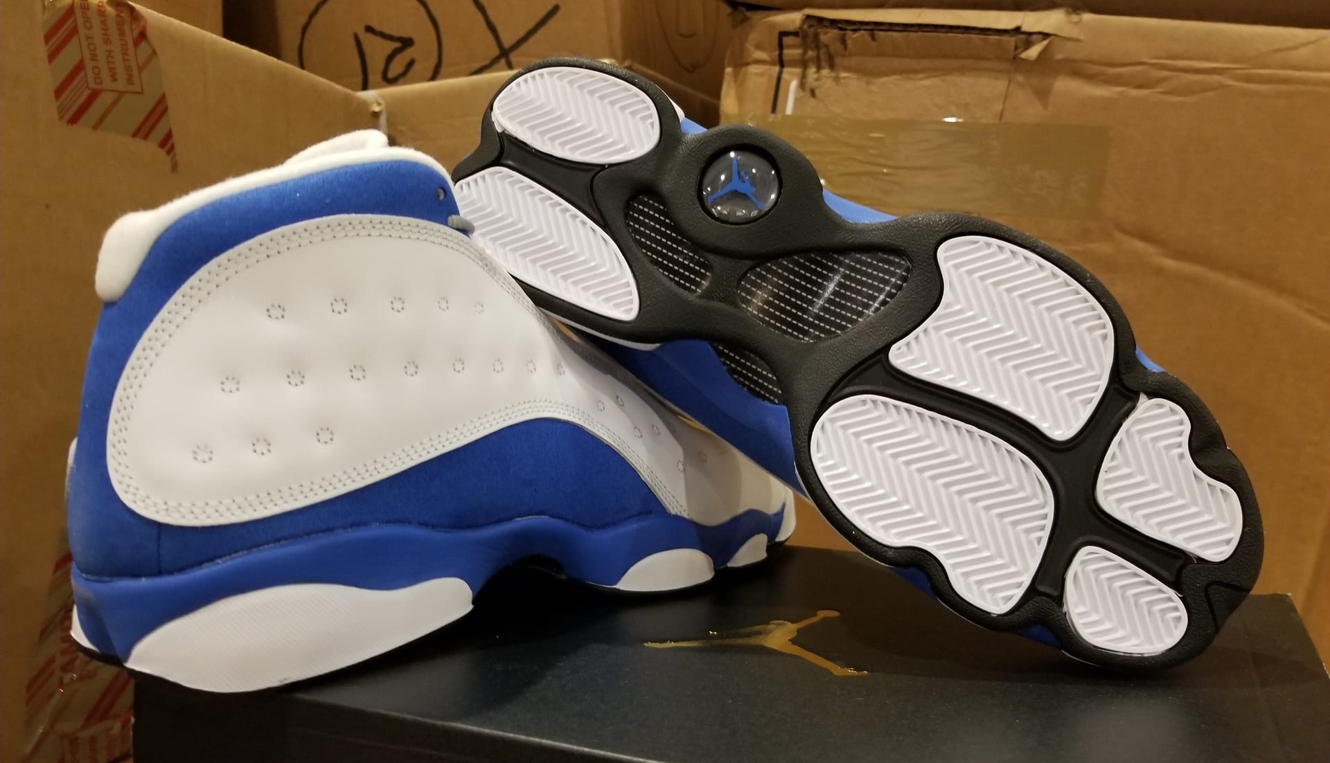 Air Jordan 13 XIII GS Italy Blue Release Date 439358-107 Right Sole