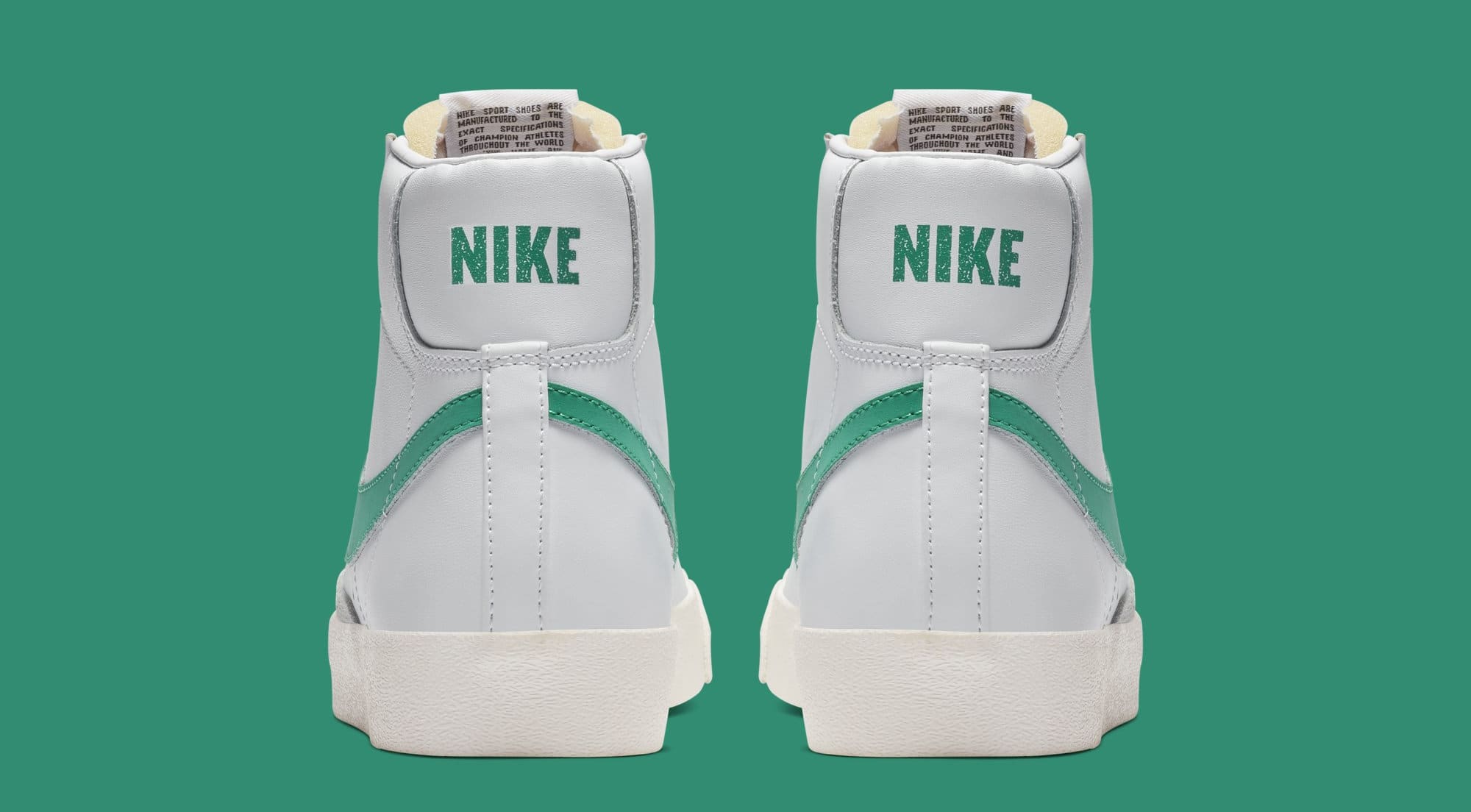 Nike Blazer Mid &#x27;77 &#x27;Lucid Green&#x27; BQ6806-300 (Heel)