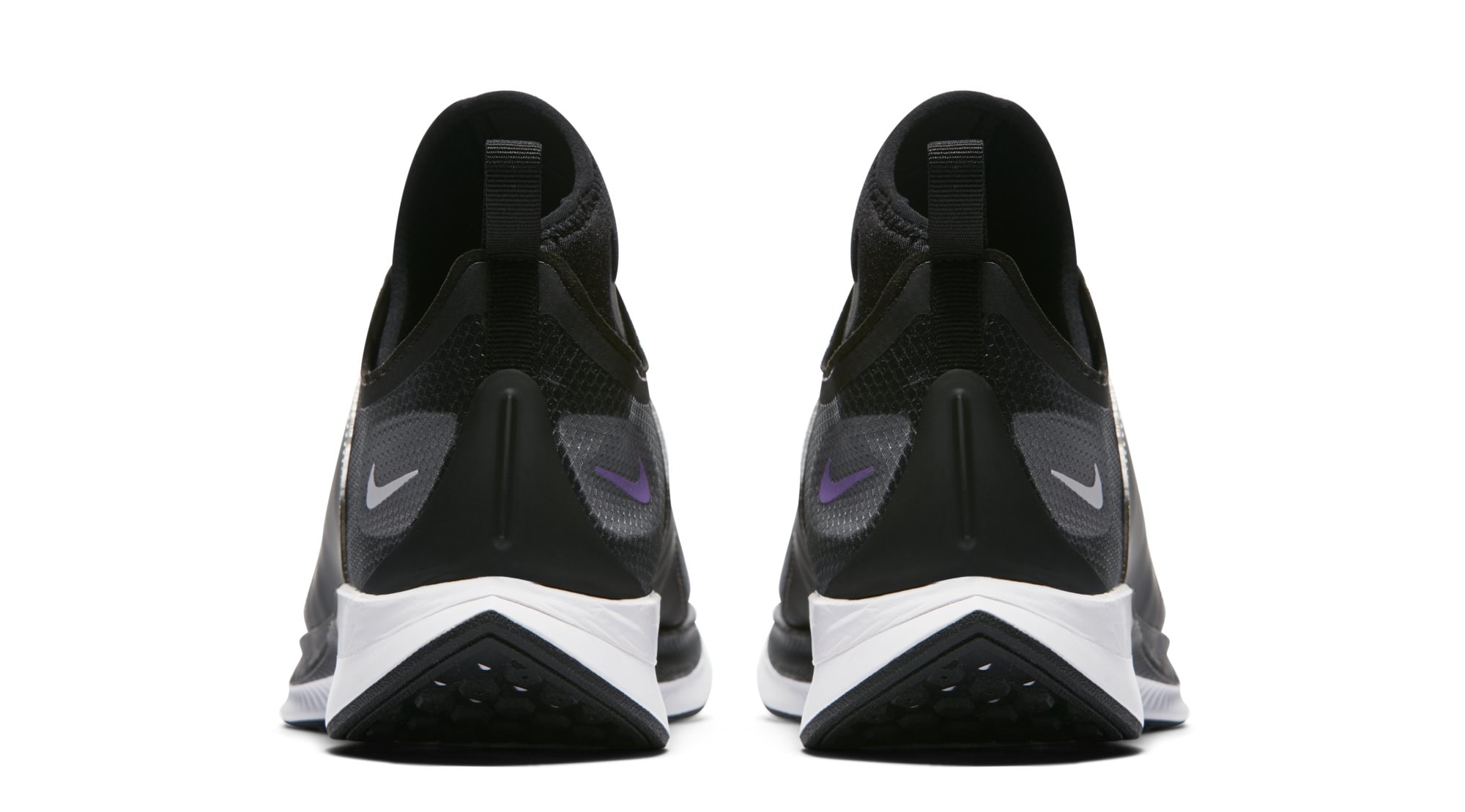 Nike Zoom Pegasus Turbo XX &#x27;Black/Bright Violet&#x27; WMNS AR4347-001 (Heel)
