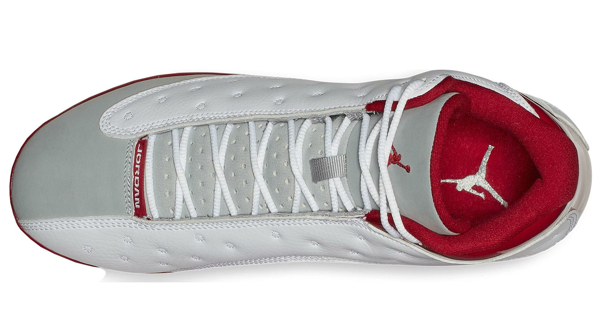 Air Jordan 13 Grey Toe Baseball Cleats Top