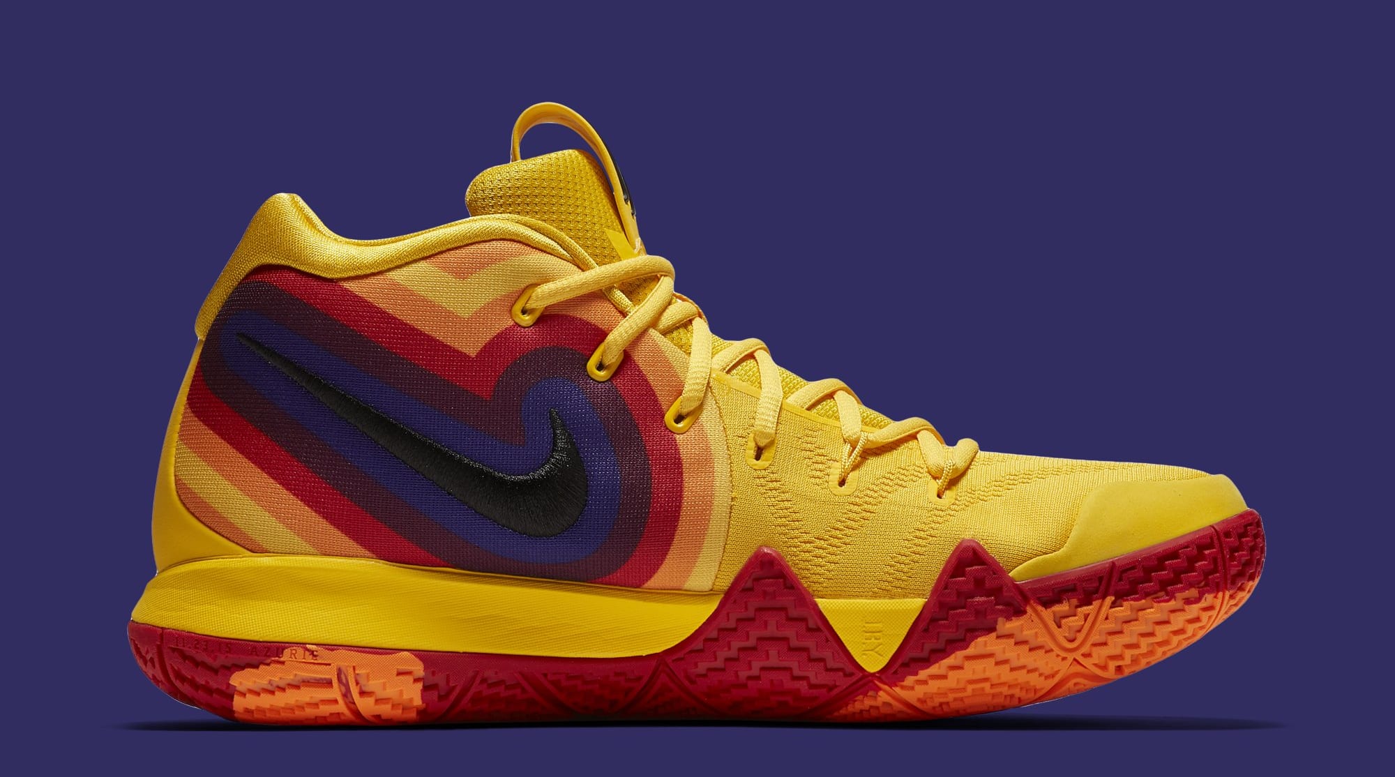 Nike Kyrie 4 EP &#x27;Yellow/Multicolor&#x27; 943807-700 (Medial)