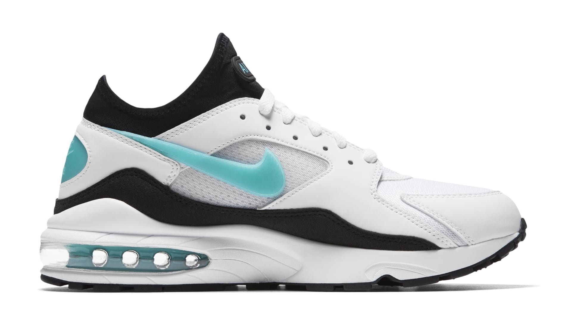 Nike Air Max 93 &#x27;Dusty Cactus&#x27; White/Sport Turquoise-Black 306551-107 (Medial)